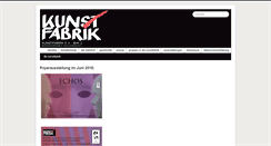 Desktop Screenshot of kunstfabrik-darmstadt.de